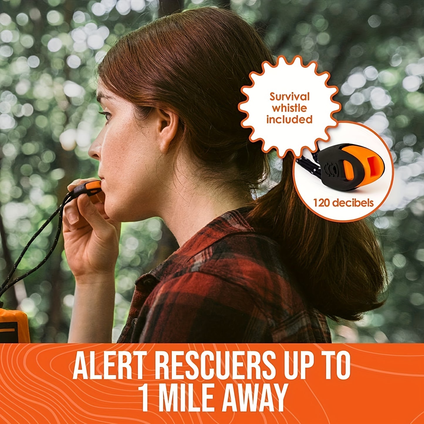 1pc Emergency Sleeping Bag, Survival Bivy Sack, Emergency Blanket, Survival Gear For Outdoor Hiking Camping