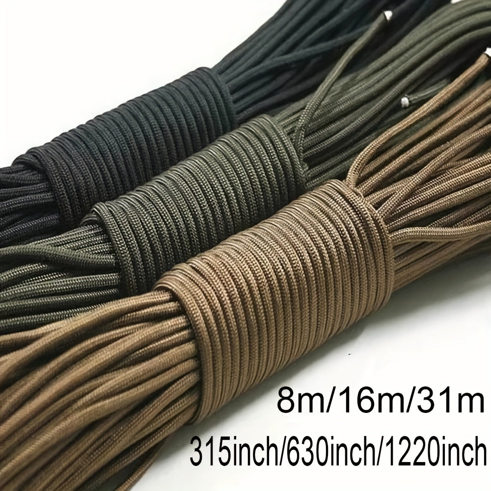 8/16/31 Meters 4mm 7 stand Cores Tent cord for Lanyard Picnic Camping Rope Clothesline Pet leashes DIY Handmade