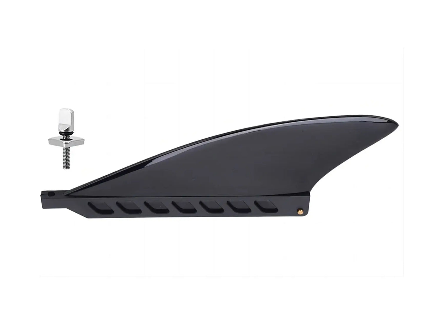 3" Black US Box Center River & Surf SUP Fin With Screws Safety Flex Soft for SUP Longboard airSUP