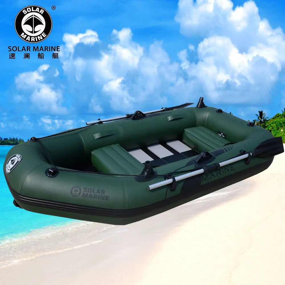 3 person 2.3m length rowing boats professional inflatable fishing inflatable laminated wear resistant boat