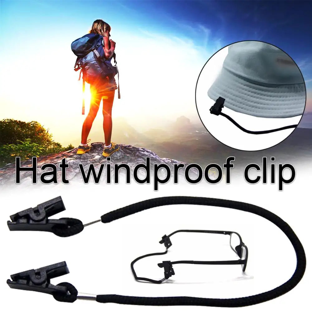 1PC Hat Retainer Fishing Apparel Keeper Holder Hat Windproof Clip For Golfing Fishing Boating Sailing Sports
