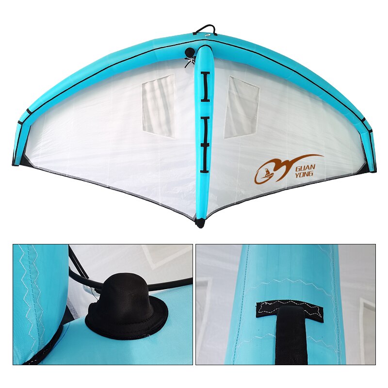 KW04 Handheld Inflatable 4M/5M/6M Wingfoil Sail Wing Foil Wind Kite Surf Board Wingsurf Kitesurf Windsurf Kitewing SUP Wingboard