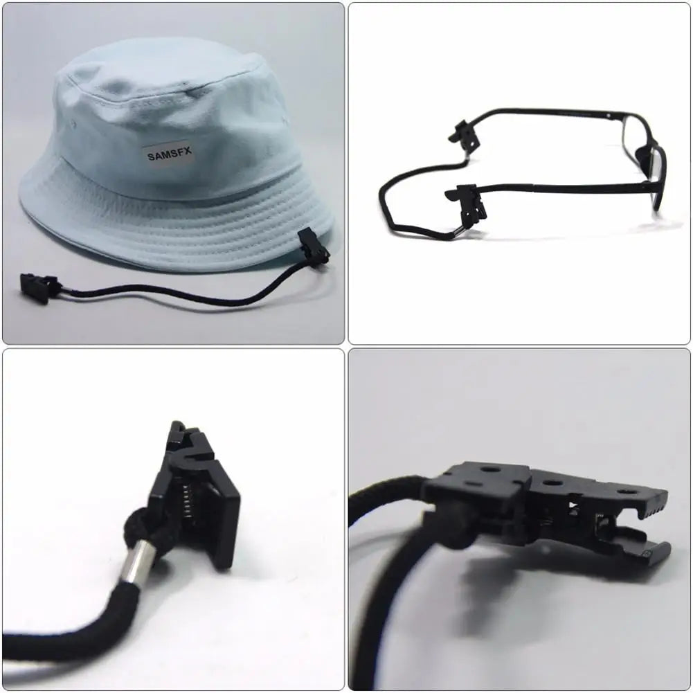 1PC Hat Retainer Fishing Apparel Keeper Holder Hat Windproof Clip For Golfing Fishing Boating Sailing Sports