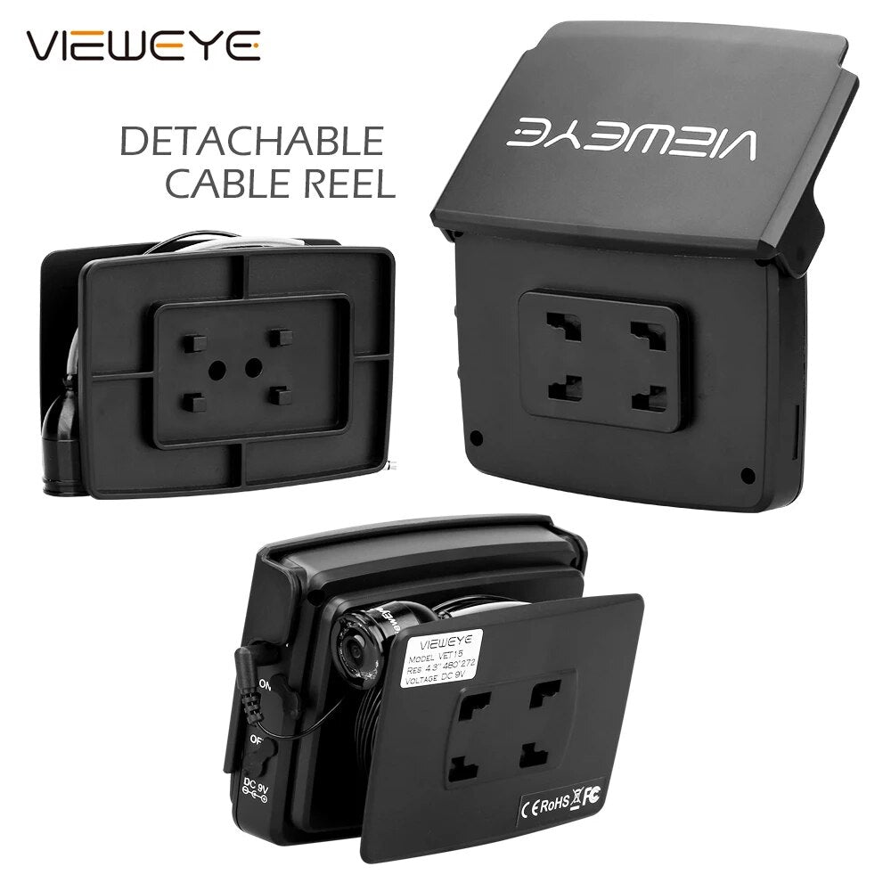 ViewEye Visible Video Fish Finder River Lake Sea Real-time Live Underwater Ice Video Fishfinder Fishing Camera IR Night Vision