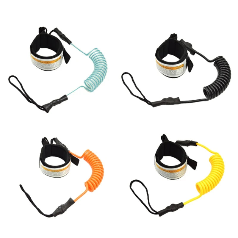 Surfing Kayak Leash Rope Boat Safety Paddle Stand Up Paddle Surfing Leash Safety Hand Rope For Surfboard Surfing Accessories