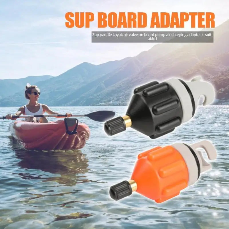 Adaptador de válvula de ar, fabricação habilidosa, barco a remo, durável, adaptador de válvula de ar, caiaque de nylon, adaptador de bomba inflável para placa sup