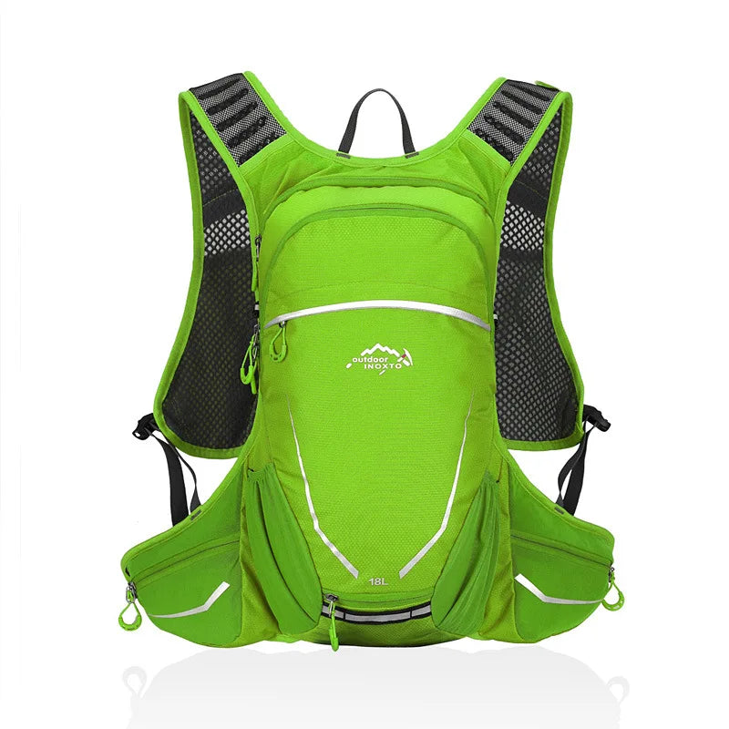 Outdoor Sport Cycling Running Training Water Bag Helmet Storage Hydration Backpack UltraLight Hiking Pack 18L Bike Rucksack