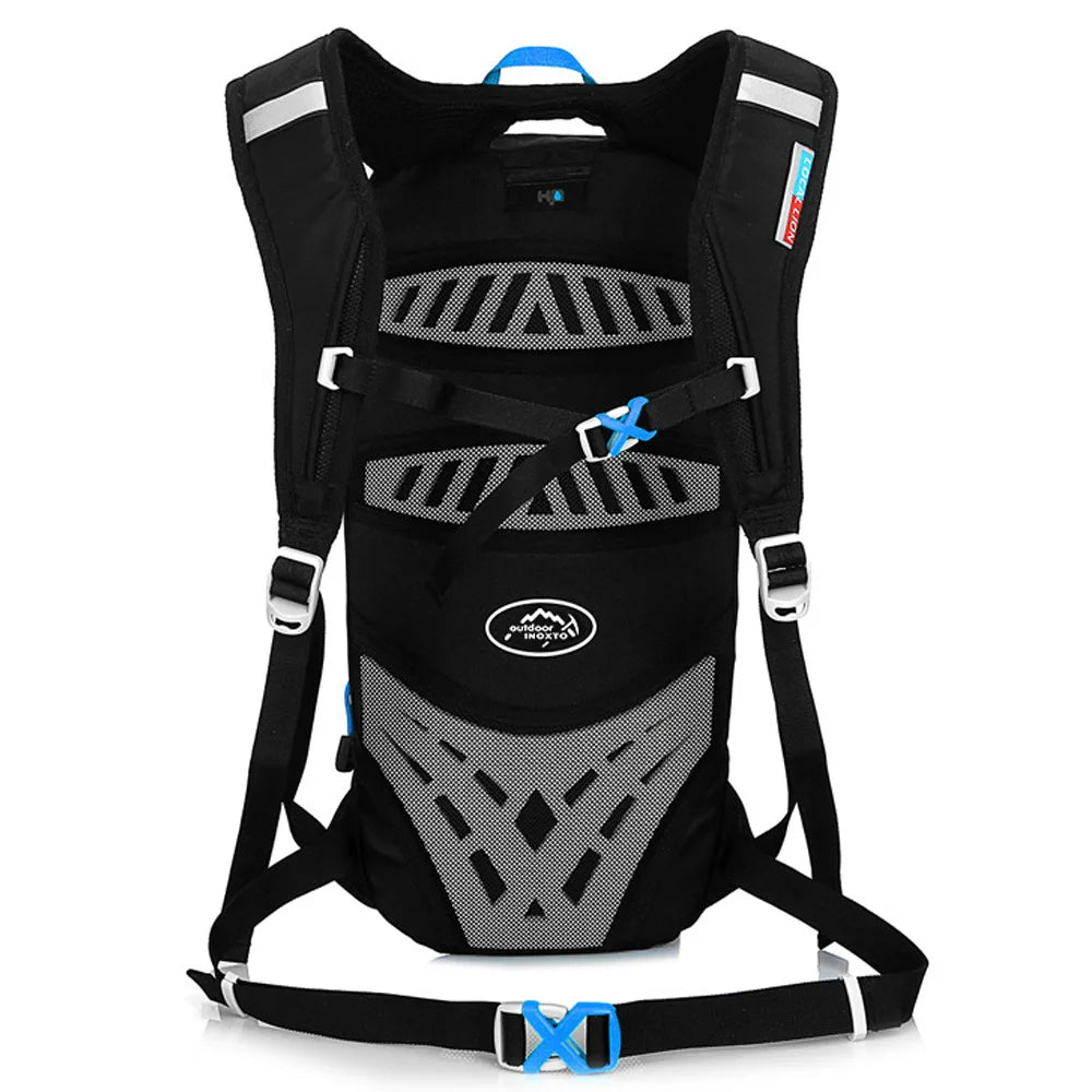 Outdoor Sport Cycling Backpack Running Hydration Water Bag Storage Helmet Pack UltraLight Hiking Bike Riding Bladder Knapsack