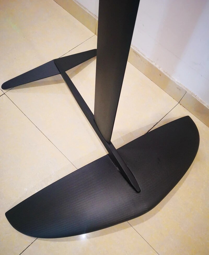 Larger L hydrofoil Pure 3K Carbon Wings+Aluminum fuselage mast plate Hydrofoil Foils for SUP Surf Foil