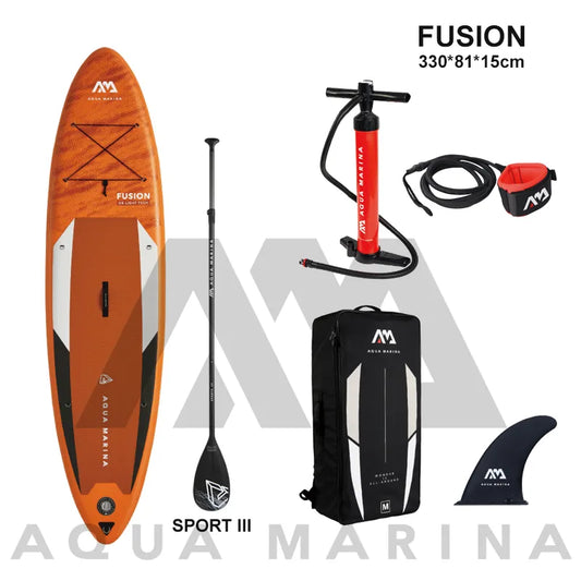 AQUA MARINA NEW SIZE 330*81*15cm inflatable surfboard 2021 FUSION stand up paddle surfing board water sport sup board ISUP