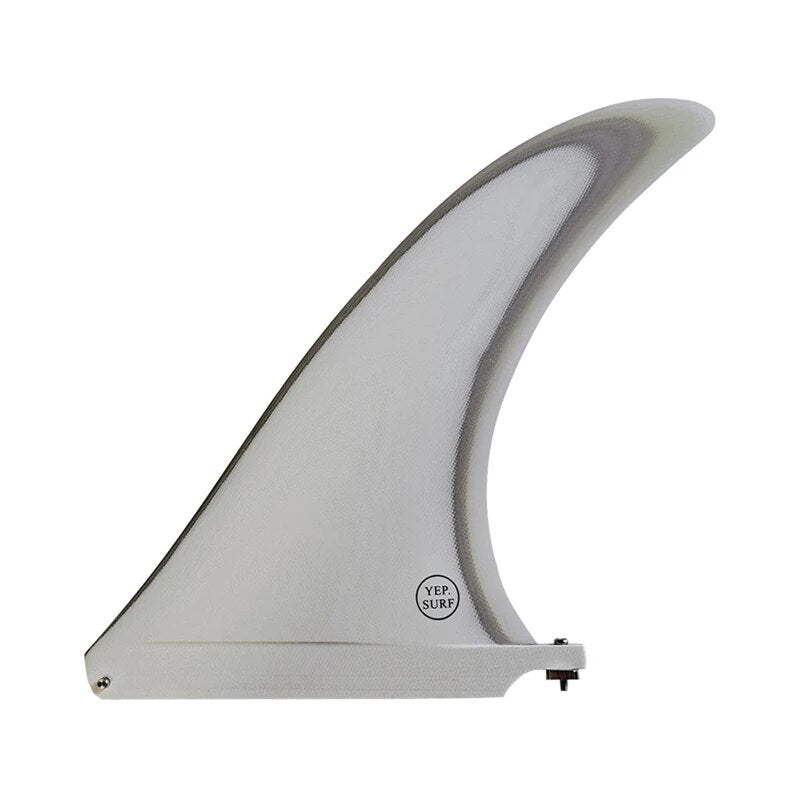 Longboard fin fibra de vidro 7/8/9/10.25/11 polegada única barbatanas de surf 1pc para sup central surf fin multicolorido prancha fin quillas