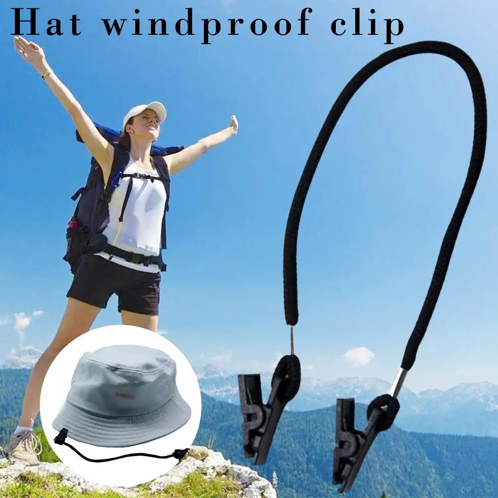 1PC Hat Retainer Fishing Apparel Keeper Holder Hat Windproof Clip For Golfing Fishing Boating Sailing Sports