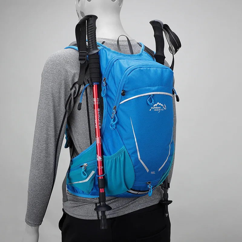 Outdoor Sport Cycling Running Training Water Bag Helmet Storage Hydration Backpack UltraLight Hiking Pack 18L Bike Rucksack