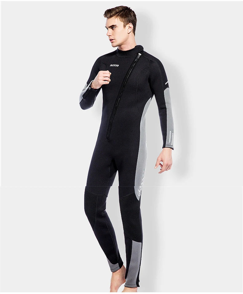 3MM Neoprene Wetsuit Men Surf Scuba Diving Suit Equipment Underwater Fishing Spearfishing Kitesurf Swimwear Wet Suit Equipment