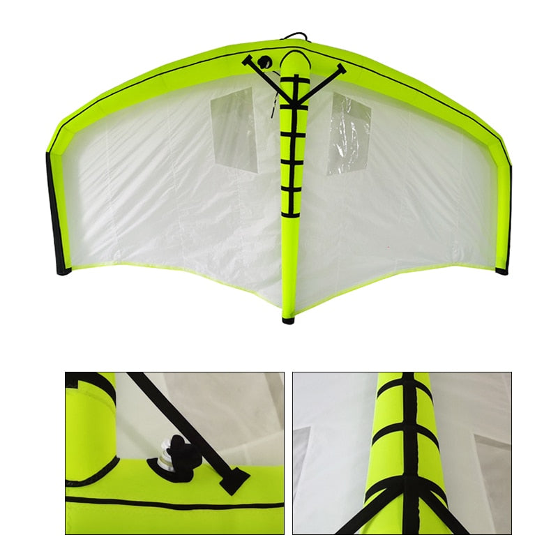 Inflatable V-Shape 3M 4M 5M 6M Kitesurf Handheld Wingfoil Sail Wind Kite Surfing Windsurf Wingsurf