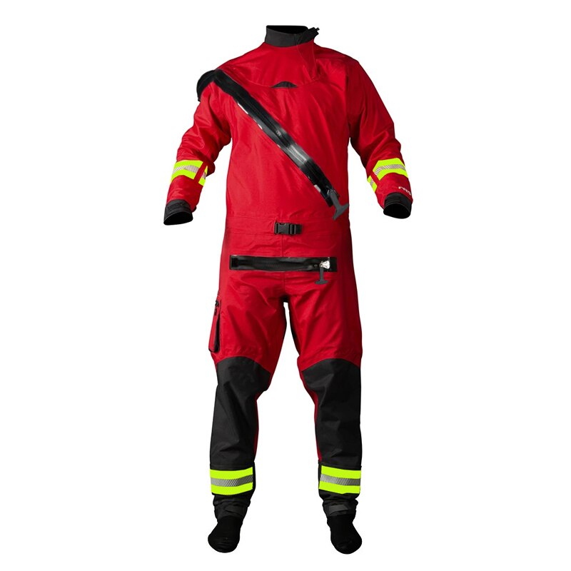 Super Survival Dry Suit With Reflective Strip Increased Visibility Kayaking Equipment Surface DrySuits Waterproof Seal for Men
