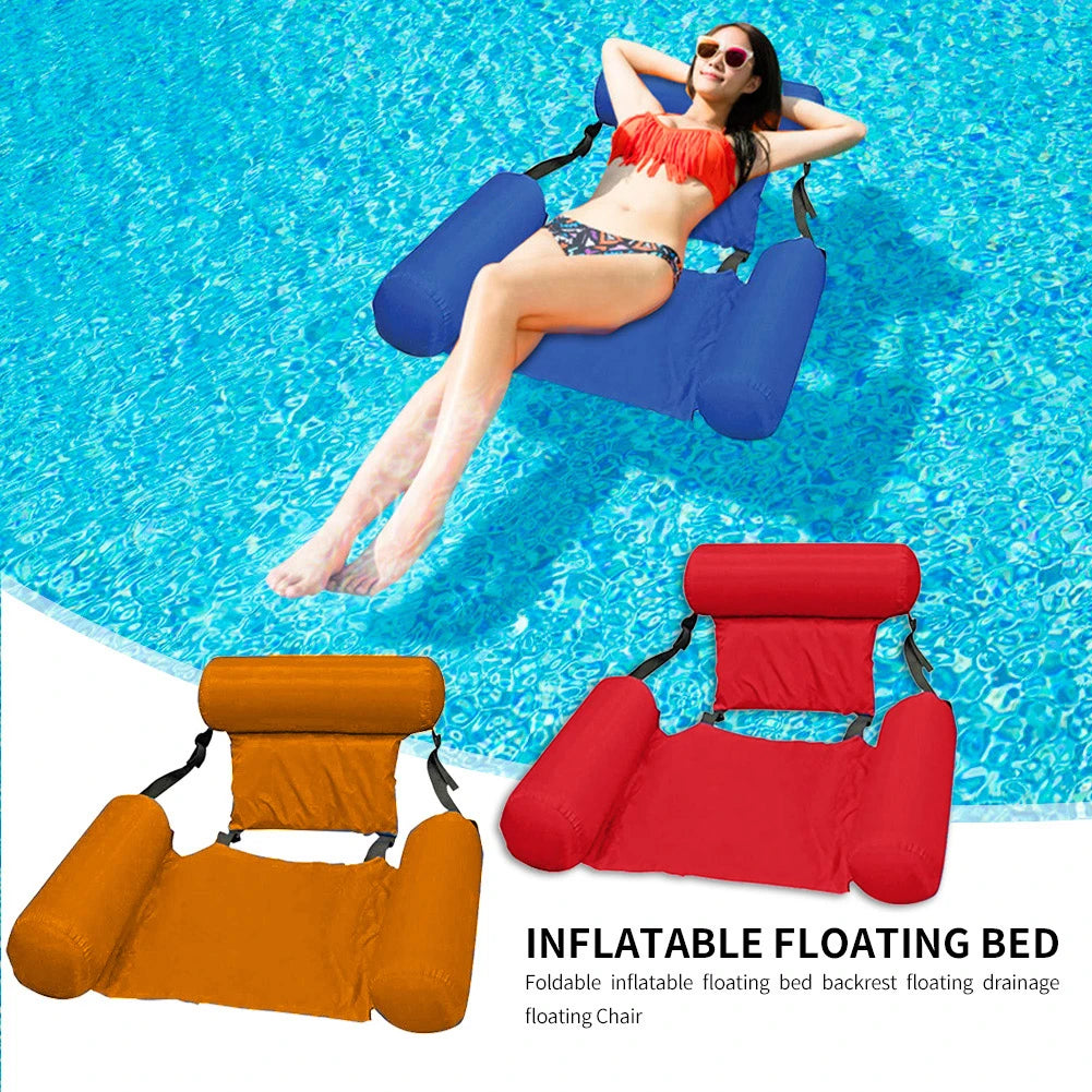 Summer Inflatable Floating Water Mattresses Hammock Lounge Chairs Pool Float Sports Toys Carpet Float Pool Accessories