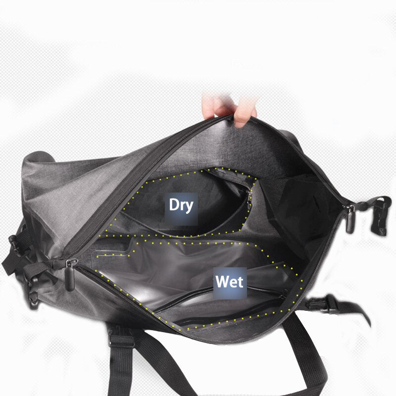 PVC Waterproof Bag Dry Wet Depart Ocean Pack River Beach Swim Kayak Backpack Outdoor Travel Trekking Camping Drybag Men Women