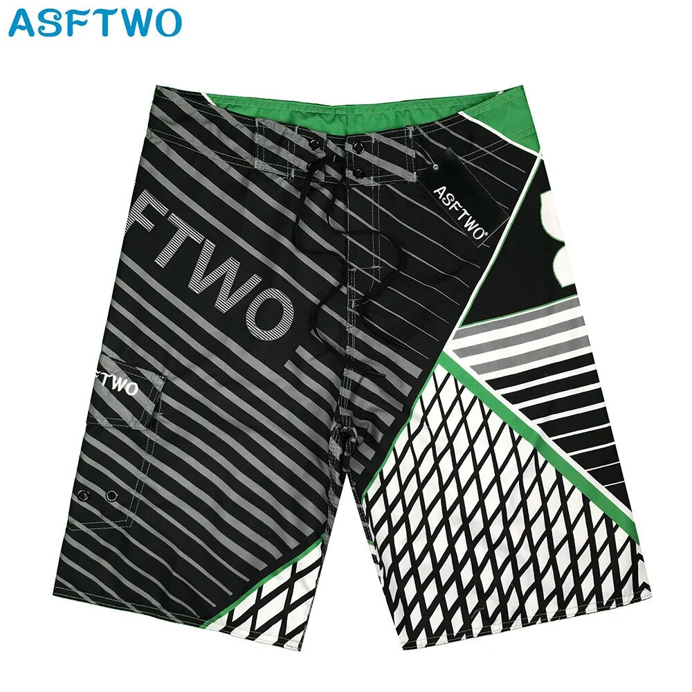 2023 Men Beach Shorts Swim Shorts Bermudas Summer Boardshorts Homme Swimwear Quick Dry Surf Board Swimming Running Beach Pants