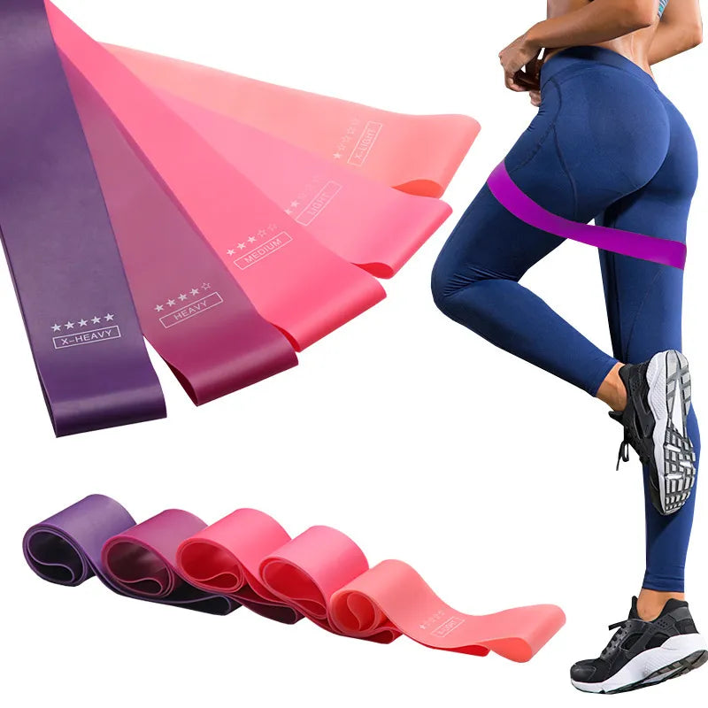Resistance Bands natural Latex& TPE Gym Strength Training Fitness Equipment Expander Yoga Rubber band