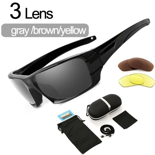 Óculos de ciclismo mtb bicicleta óculos 6 lente esporte ao ar livre óculos proteção equitação motocicleta óculos de sol