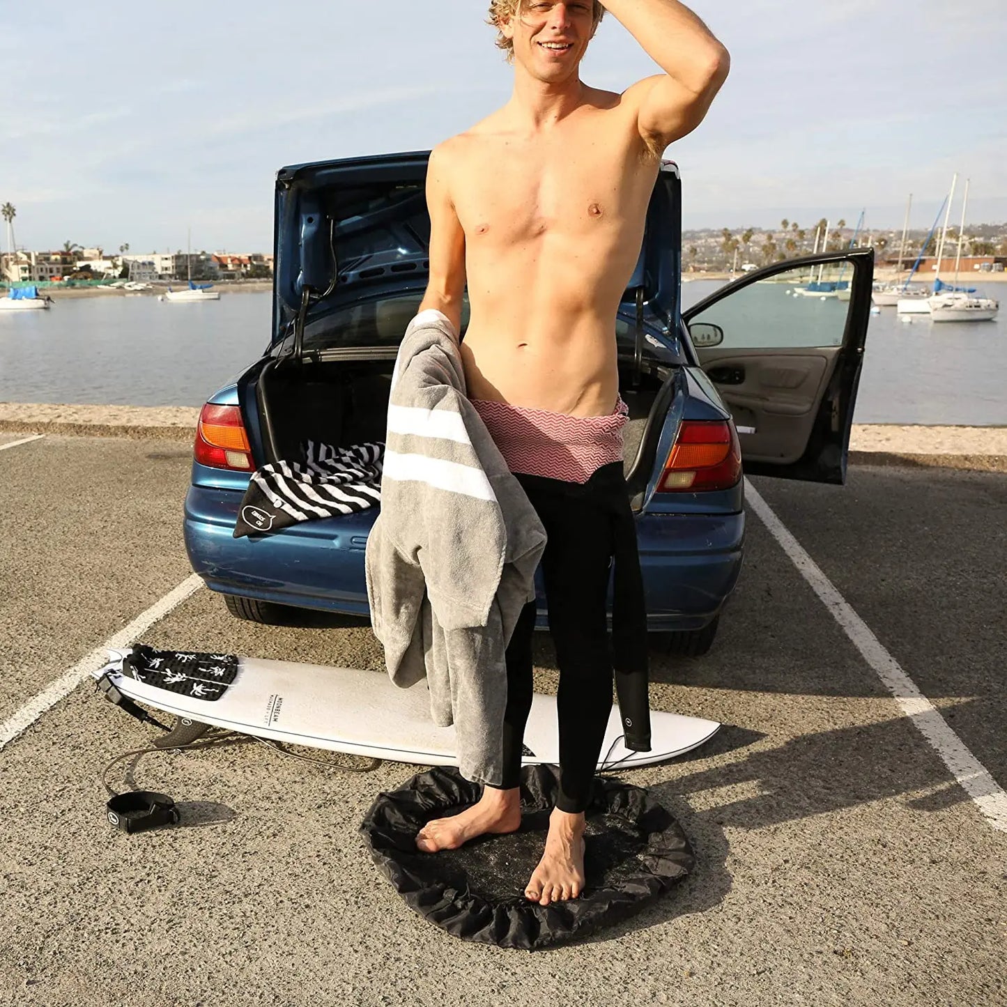 50/90/130cm Swimming Clothes Wetsuit Storage BagWetsuit Changing Mat Change Carrying Diving Surf Bag Outdoor  Nylon Waterproof