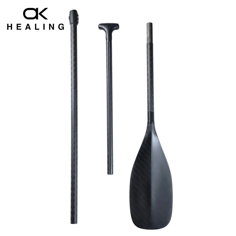 12K Full Carbon Fiber SUP Paddle Surfboard Kayak Accessories Inflatable Stand Up Paddle Surf Carbon Fiber Blade Shaft
