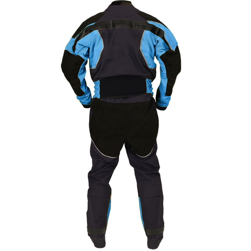 Men's Kayak Drysuits Surfing Paddlnig Three-Layer Waterproof Fabric Latex Collar And Cuffs Outdoor Water Sports Suit DM26