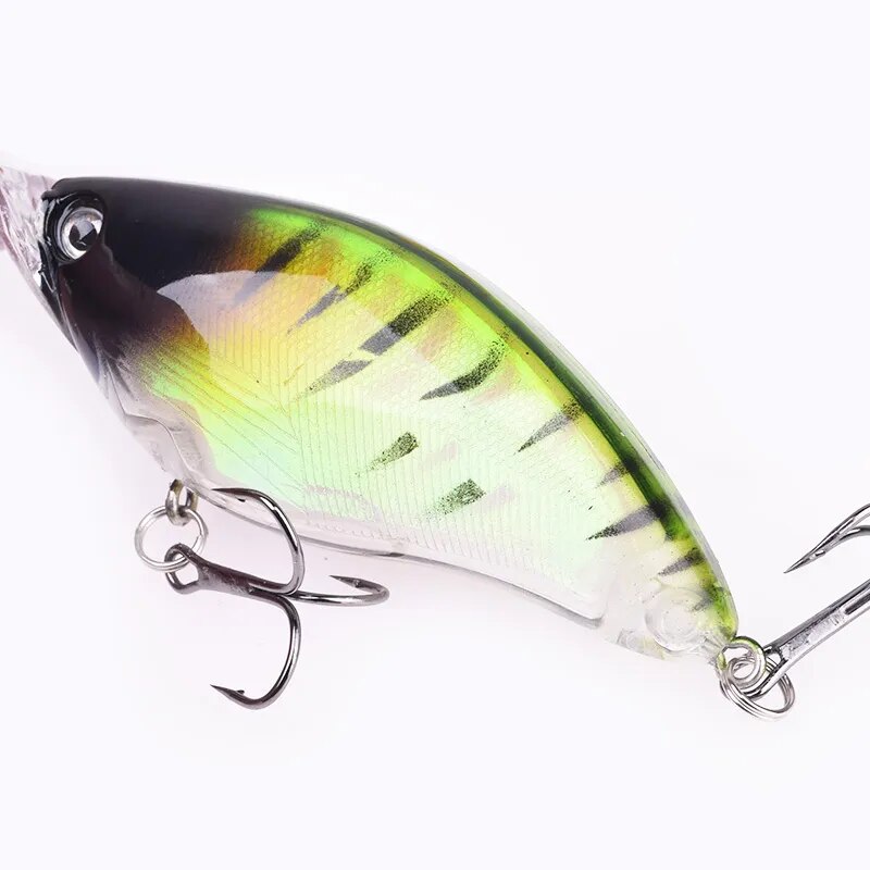 1PCS Trolling Wobblers Rattle Hard Lure 11cm 18g Fishing Artificial Bait Pike Floating Deep Diving Crankbaits Pesca Bass Tackle