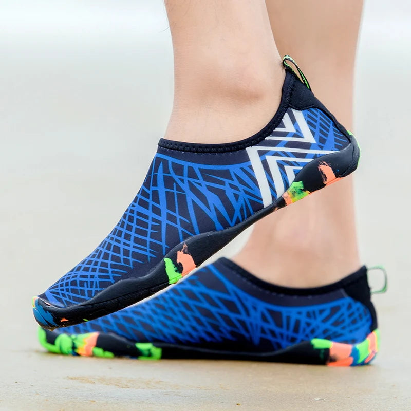 Men Women Beach Barefoot Aqua Socks Sneakers Water Shoes Gym Sports Surfing Diving Swimming Bathing Snorkeling Shoes Kids Adults