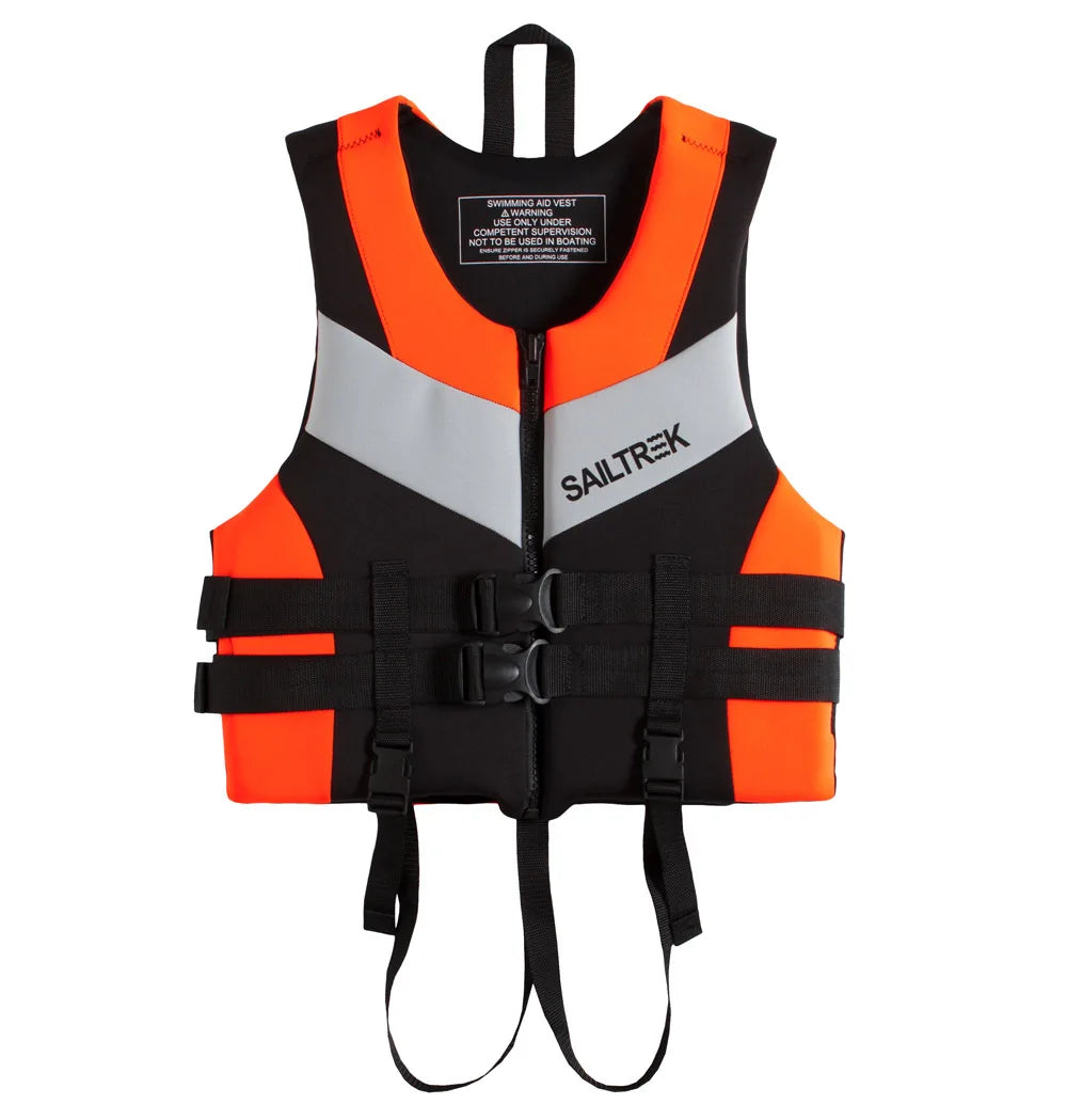 Neoprene Life Jacket Adult Life Vest Water Sports Fishing Vest Kayaking Boating Swimming Surfing Drifting Safety Life Vest Suits