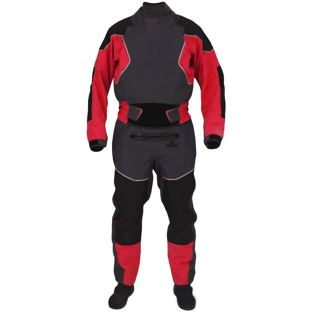 Men's Kayak Drysuits Surfing Paddlnig Three-Layer Waterproof Fabric Latex Collar And Cuffs Outdoor Water Sports Suit DM26