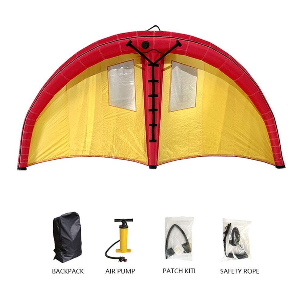 Handheld Inflatable Wing Foil Sail Wingfoil Wingsurf Wingboard Windsurf Kitesurf Wind Surfing Kite Hydrofoil SUP