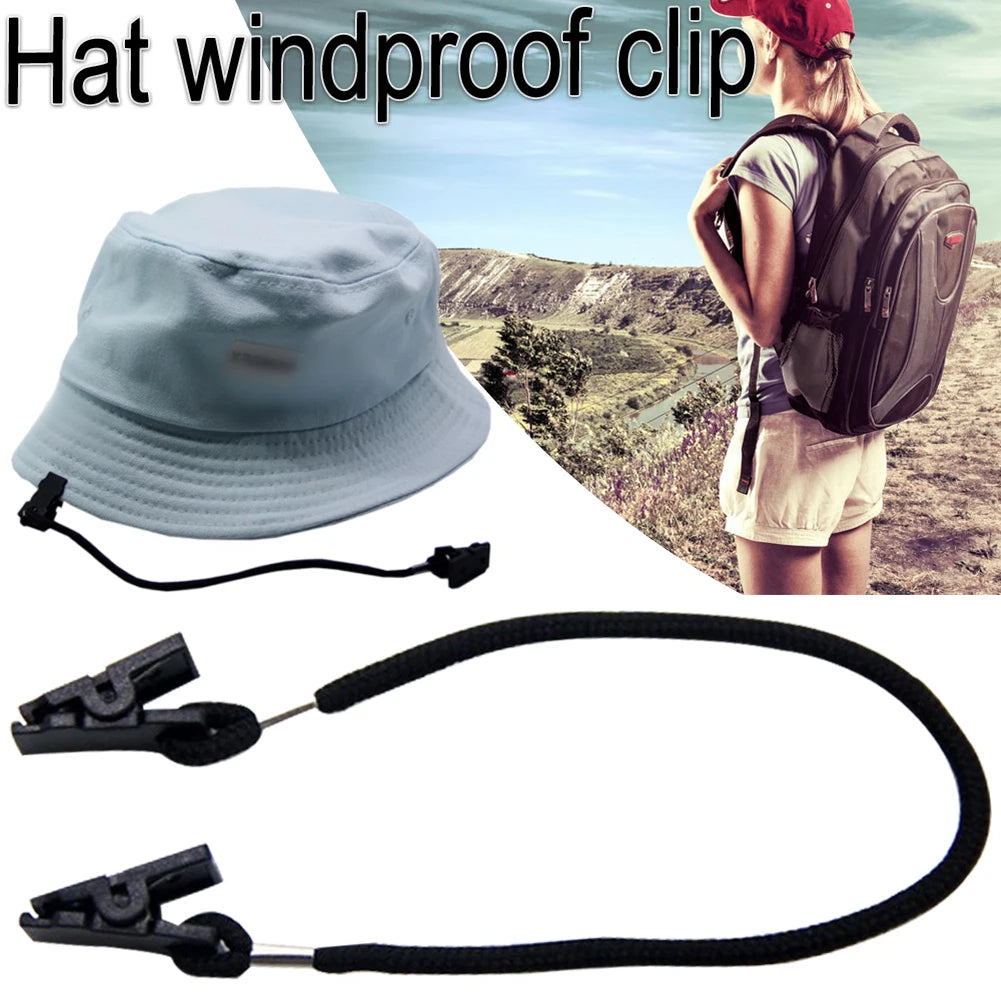 1PC Hat Retainer Fishing Apparel Keeper Holder Hat Windproof Clip For Golfing Fishing Boating Sailing Sports