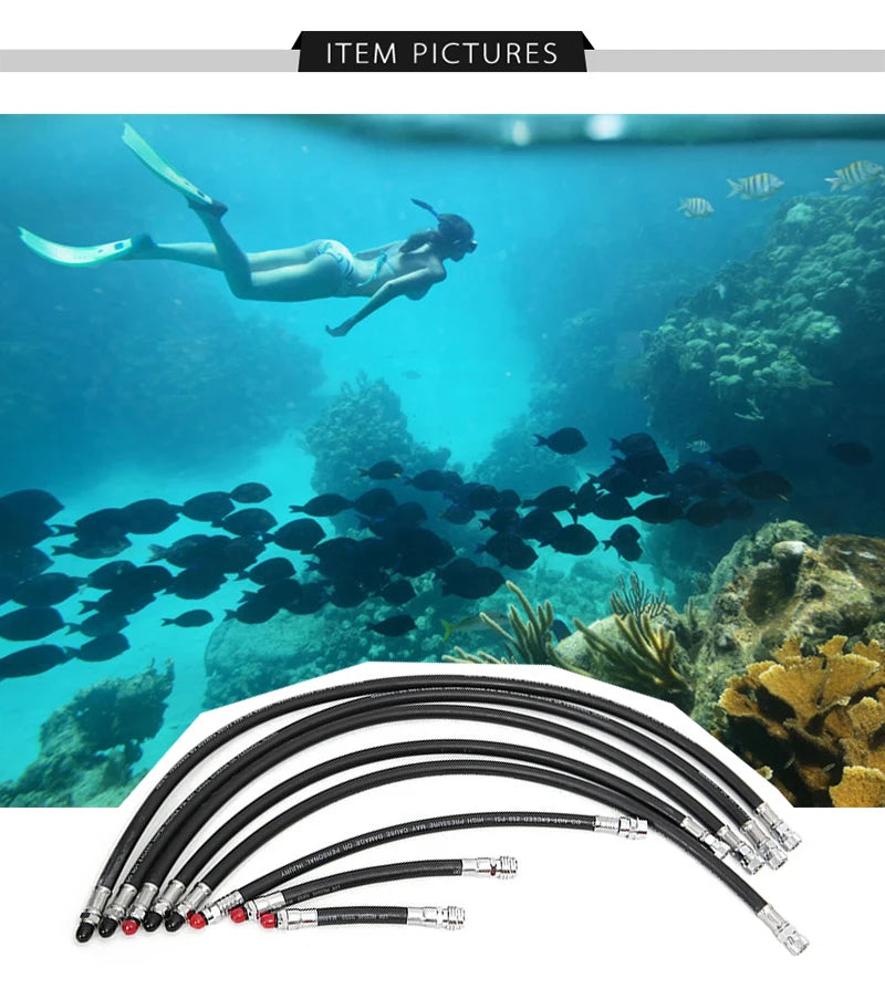 Scuba Diving BCD Low Pressure Hose Scuba Diving Regulator Octopus 1st Stage Octopus Tube