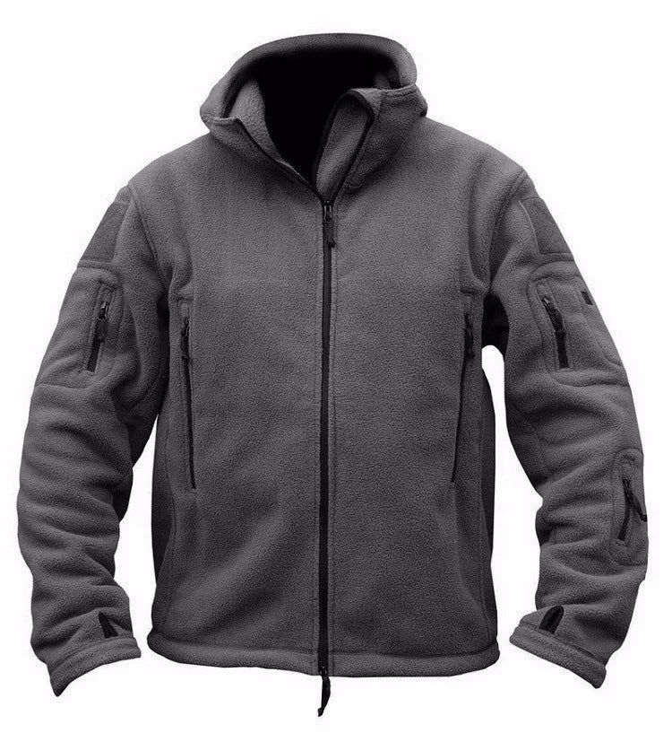Men Winter Thermal Fleece US Military Tactical Jacket Outdoors Sports Hooded Coat Hiking Hunting Combat Camping Army Soft Shell