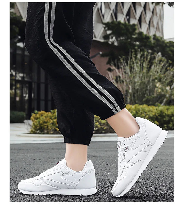 Couple Sneakers 2024 Fashion shoe Men Women Running Shoes Non Slip White Black Sport Shoes Outdoor Lace Up Walking Shoes Male