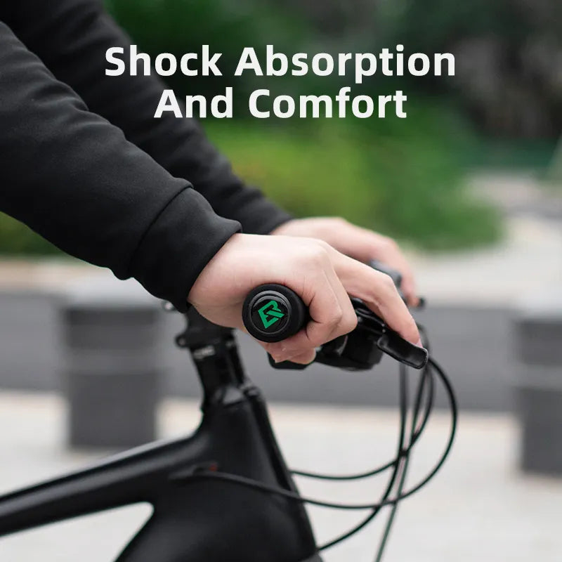 Rockbros apertos de bicicleta mtb silicone esponja guiador apertos anti-skid absorção de choque macio apertos de bicicleta ultraight ciclismo guiador