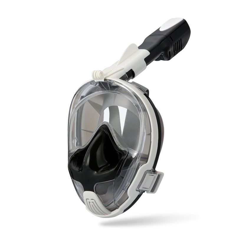 Profession Silicone Diving Mask Full Dry Double Floating Bead Waterproof Breathing Tube Swimming Training Snorkeling Equipment