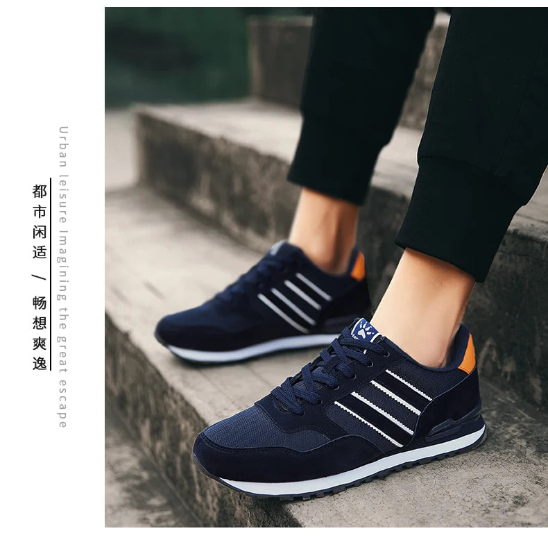 Fashion Brand Casual Sneakers for Men Air Mesh Shoes Non-slip Casual Shoes Sweat-Absorbant Sneakers Zapatos De Hombres Male