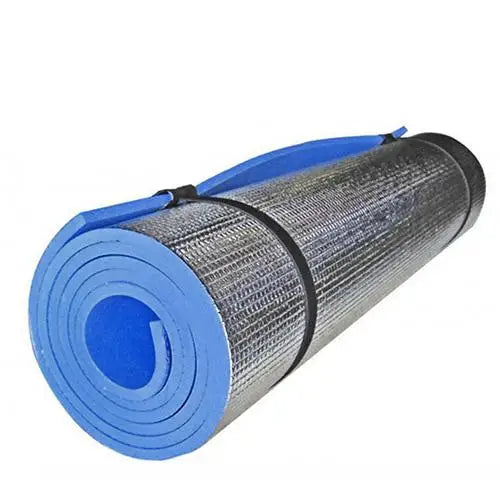 Aluminum Foil EVA Yoga Mat Non-Slip Gymnastics Fitness Pad On For Outdoor Picnic Beach Camping Mat Moisture-Proof 180x50x0.6cm