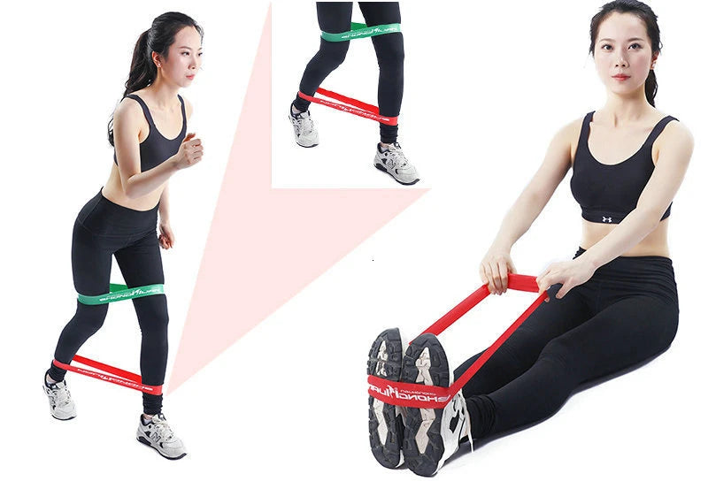 Mini Loop Resistance Bands Natural Latex Workout Band Loops Stretch Exercise Bands for Women Men Strength Training Therapy Home