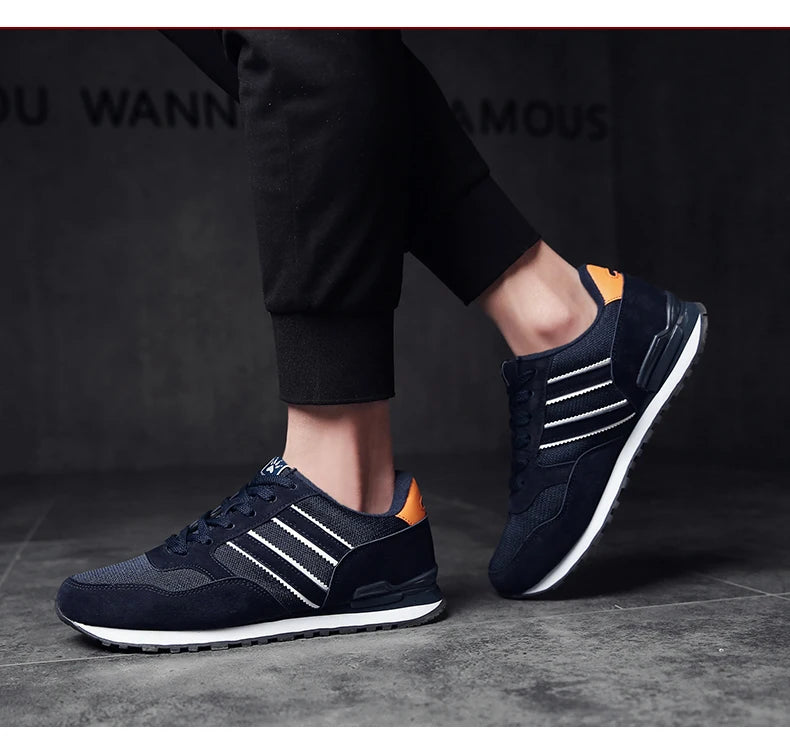Fashion Brand Casual Sneakers for Men Air Mesh Shoes Non-slip Casual Shoes Sweat-Absorbant Sneakers Zapatos De Hombres Male