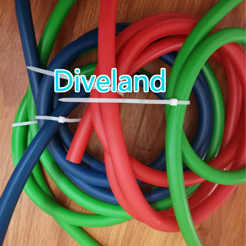 Brand New 1 Meter 6mm 10mm 12mm 14mm 16mm Scuba Diving Spearfishing Sling Band Tubes Speargun Nature Pure Latex Rubber Bands