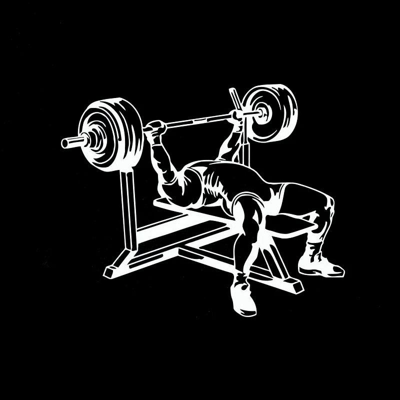 15.1*12.4cm elegante homem fitness treino levantamento de peso adesivos de carro divertido decalques de vinil reflexivos C7-0727