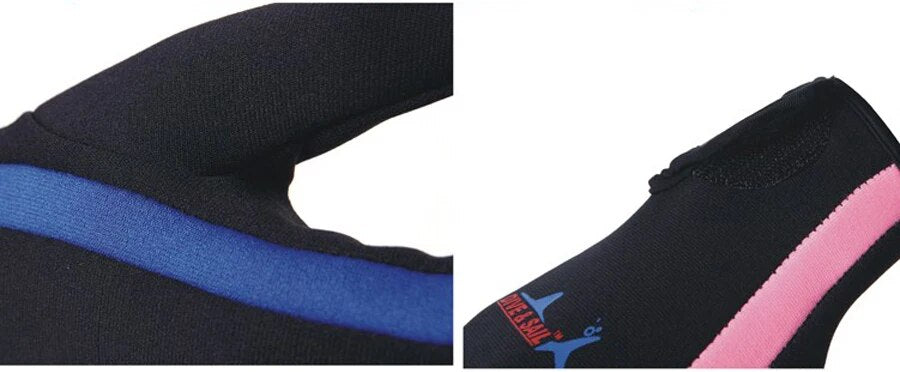 1.5mm neoprene swimming diving gloves,neoprene gloves with magic stick,gloves for winter swimming,warm,anti-slip Free Shipping