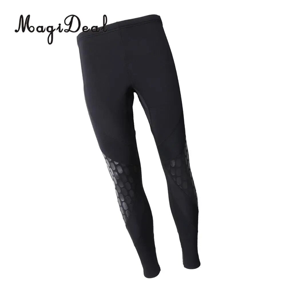 Mens Wetsuit Pant 1.5mm Neoprene Warm Super Stretch Trousers for Water Sport Snorkeling Fishing Diving Surfing Canoeing Swimming