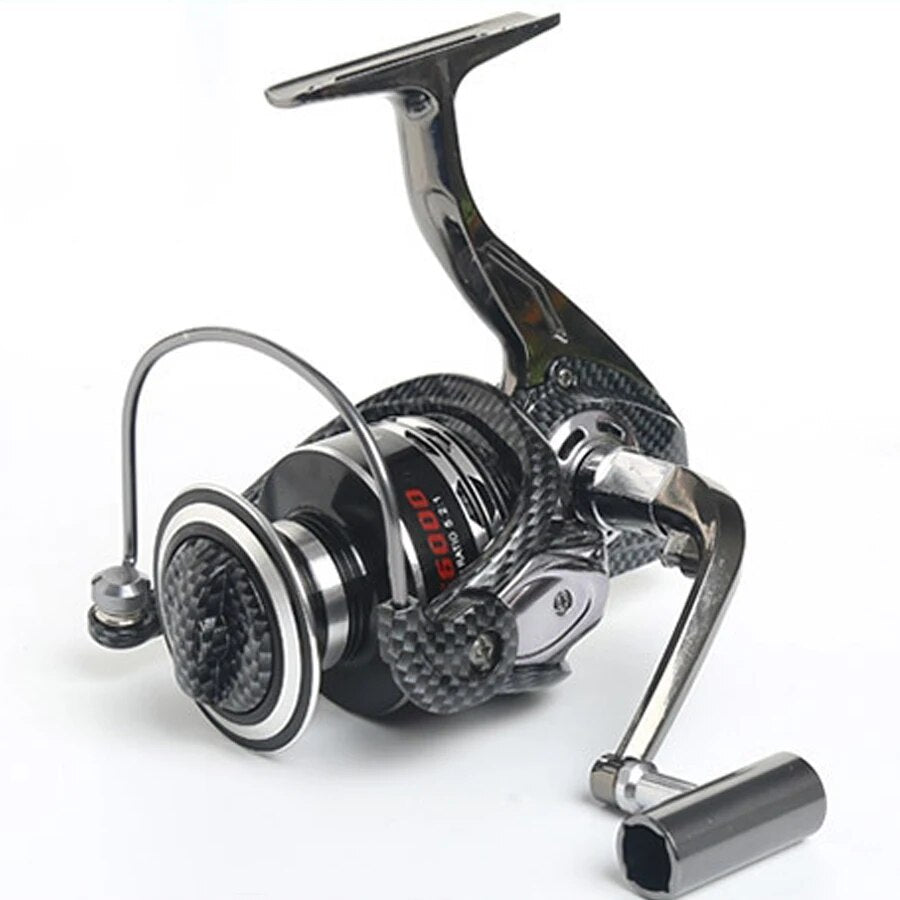 New Large Drag Fishing Reels All for Spinning Tackle 13BB Carp Metal Fixed Spool Reel Surfcasting Sea Rod Coil Long Shot Wheel