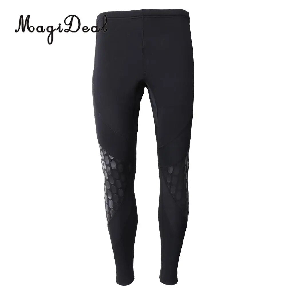 Mens Wetsuit Pant 1.5mm Neoprene Warm Super Stretch Trousers for Water Sport Snorkeling Fishing Diving Surfing Canoeing Swimming