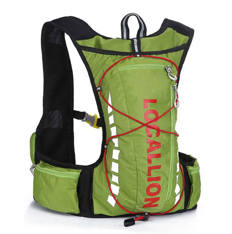 Outdoor Sport Bag 10L Professional Cycling Bicycle Bike Backpack Packsack Running Backpack Fishing Vest Bag Hydration Pack LK508